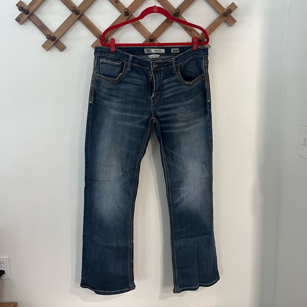 Men’s BKE “Derek” bootcut jeans size 36R, great condition!